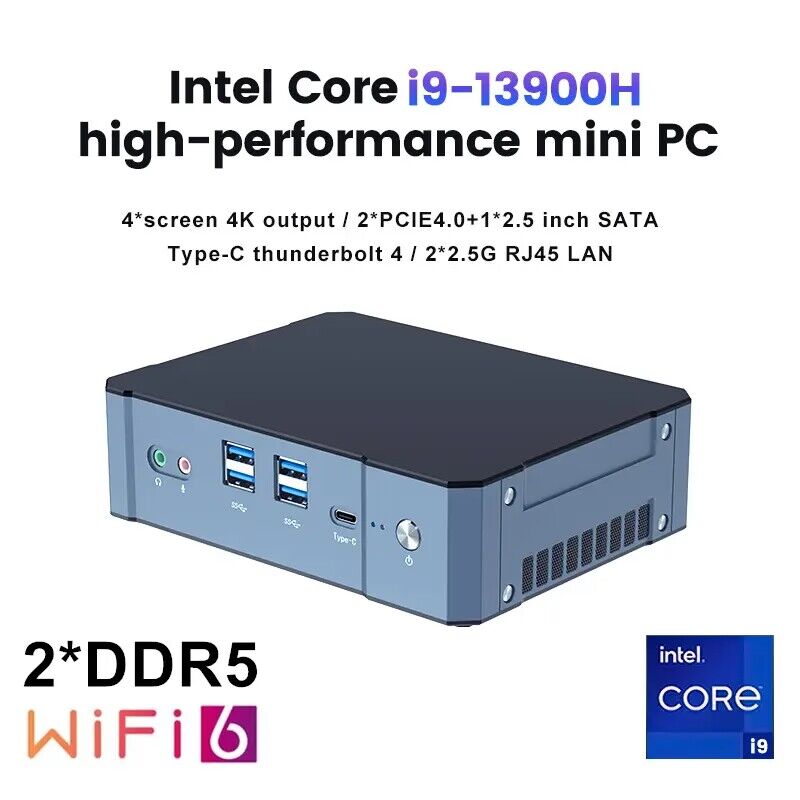 Intel Core I9 13900H Mini Pc - Intel Core i9 NUC komputer Mini,