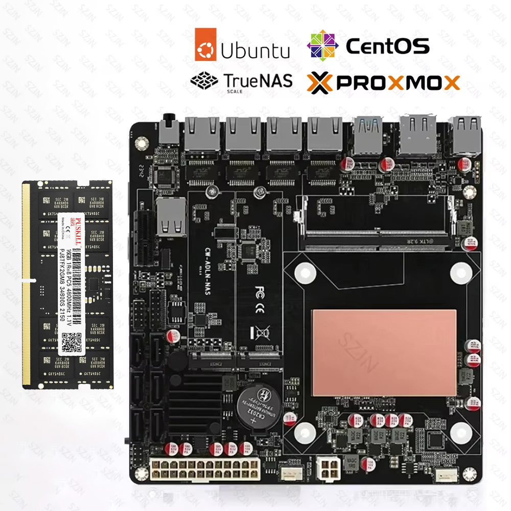 Nas Motherboard 8 Sata Mini Itx - Motherboard ITX N150 Set Nas Alder