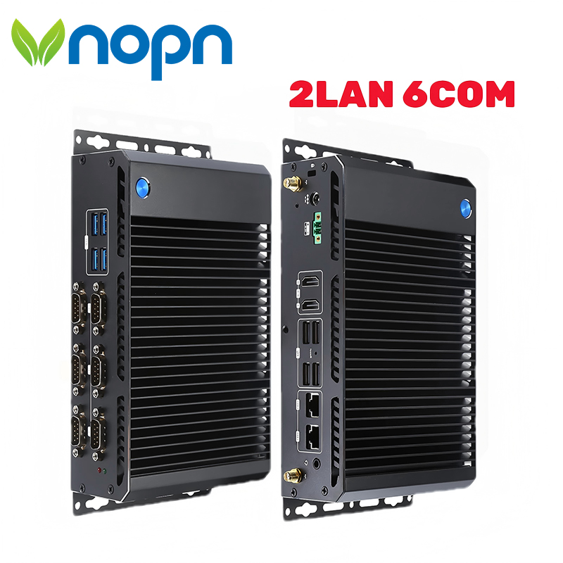 Fanless Industrial Pc Rs485 Core I7 - VNOPN Mini PC Industri Tanpa Kipas