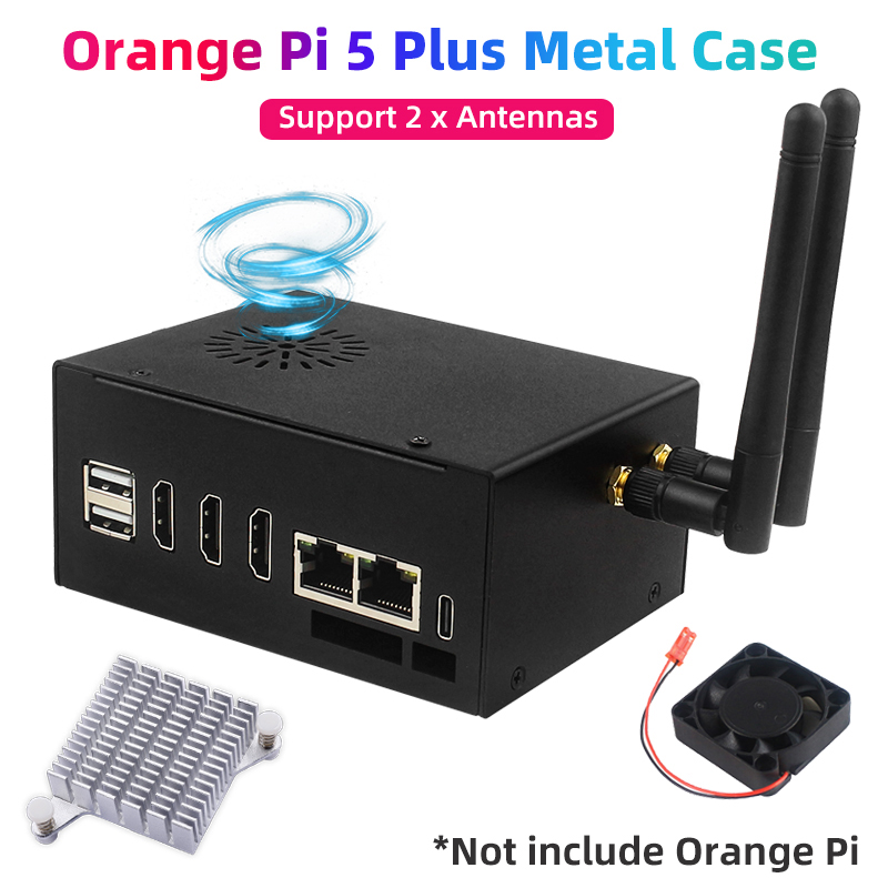 Casing logam 5 Plus Pi oranye  - Orange Pi 5 Plus 16Gb ulasan dan harga