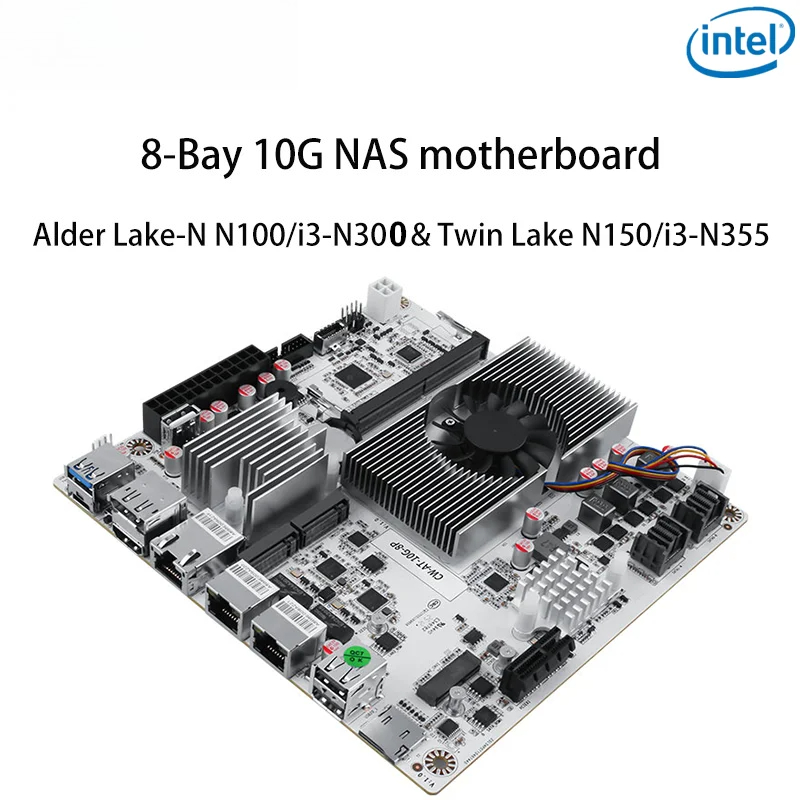 Motherboard NAS 8-Bay 10G Inte - Nas Motherboard 8 Sata Mini Itx ulasan dan harga