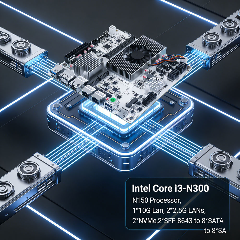 Motherboard Mini ITX NAS 8-Bay - Nas Motherboard 8 Sata Mini Itx ulasan dan harga