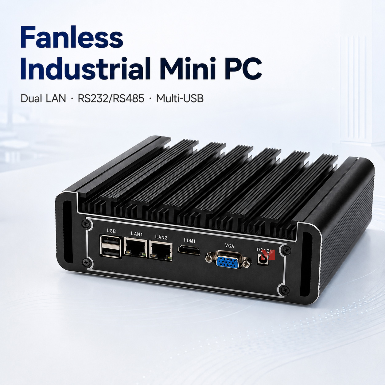 Mini PC Industri Tanpa Kipas I - Fanless Industrial Pc Rs485 Core I7 ulasan dan harga